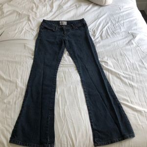 Low Rise Boot Cut Jeans